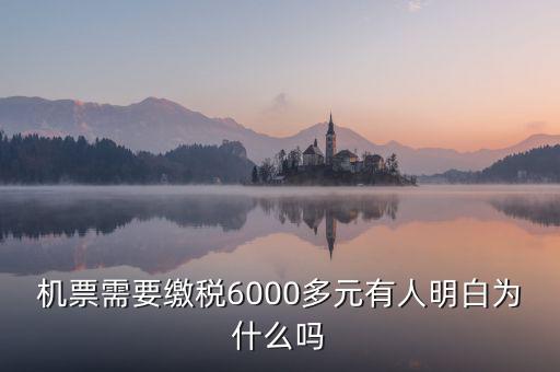 為什么國際機票要收稅，國際機票為什么要另外交稅費