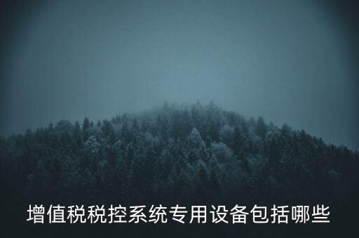稅控系統(tǒng)專用設(shè)備是什么，增值稅防偽稅控系統(tǒng)使用的設(shè)備哪些可以抵扣
