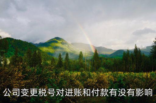 稅號(hào)變更是什么意思，公司變更稅號(hào)對(duì)進(jìn)賬和付款有沒有影響