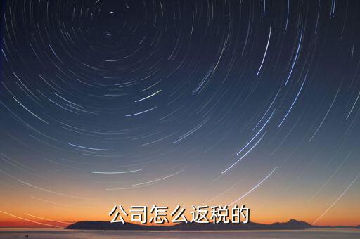 企業(yè)反稅需要什么手續(xù)，公司怎么返稅的