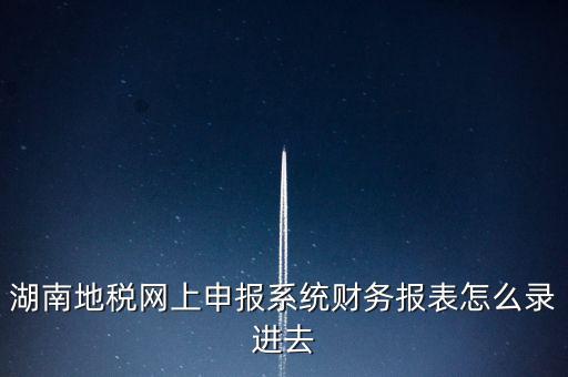 湖南地稅局用什么登錄，湖南地稅網(wǎng)上申報系統(tǒng)