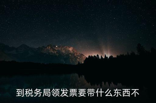 自助領(lǐng)發(fā)票需要什么資料，去稅務(wù)局領(lǐng)發(fā)票需要帶什么資料去