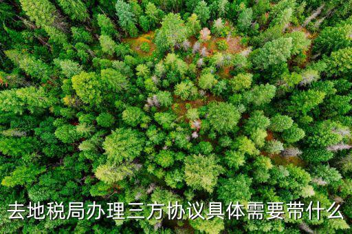地稅辦理三方協(xié)議需要什么資料，去地稅局辦理三方協(xié)議具體需要帶什么