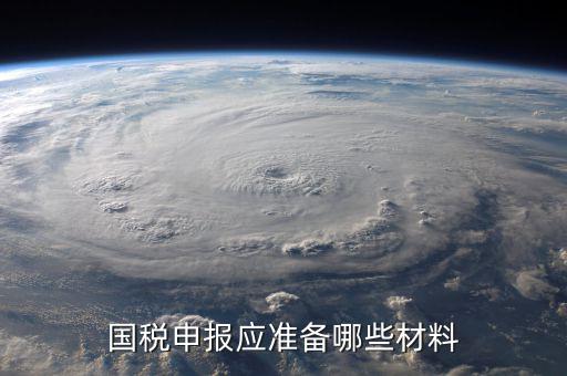國(guó)稅報(bào)稅帶什么，國(guó)稅申報(bào)應(yīng)準(zhǔn)備哪些材料