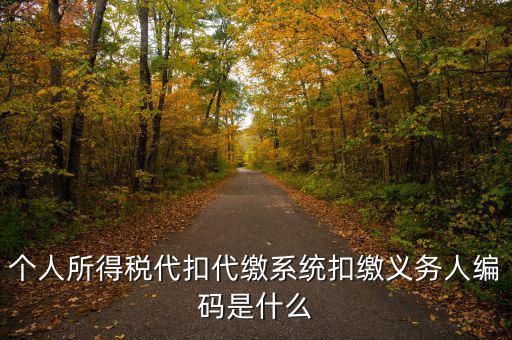 扣繳義務 填什么，請問扣繳義務人編碼是指什么呀