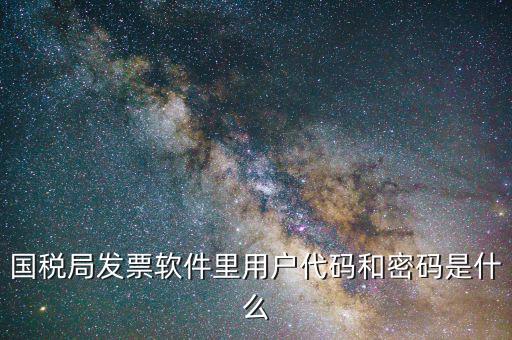 發(fā)票認(rèn)證平臺登錄密碼是什么情況，國稅局發(fā)票軟件里用戶代碼和密碼是什么