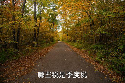 按季度交什么稅，哪些稅是季度稅