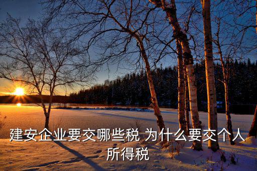 工程為什么要繳納個(gè)稅，去稅務(wù)局開(kāi)工程發(fā)票時(shí)為什么要交個(gè)人所得稅