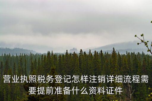 稅務(wù)登記注銷(xiāo)要帶什么資料，稅務(wù)局注銷(xiāo)個(gè)體戶需要帶的東西