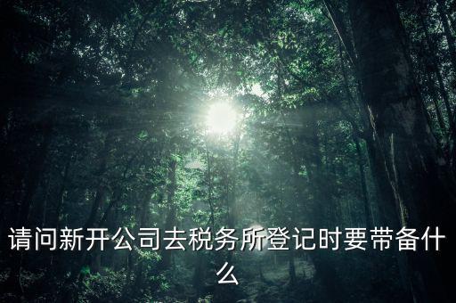 新公司國(guó)稅登記需要什么資料，剛辦的營(yíng)業(yè)執(zhí)照到國(guó)稅局登記需要那些材料