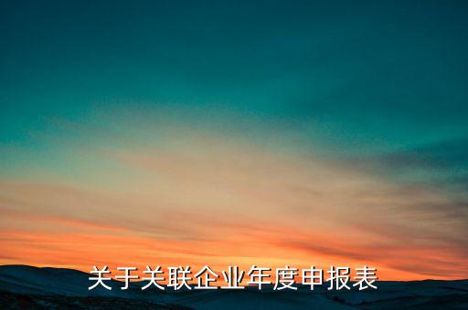 什么是關聯(lián)申報表，小規(guī)模納稅人2013年年報年度關聯(lián)企業(yè)申報表怎么填