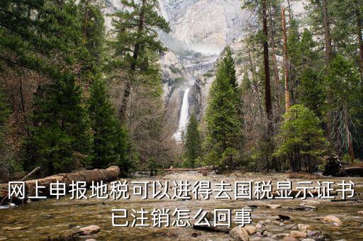 國稅被注銷是什么意思，國稅是否注消