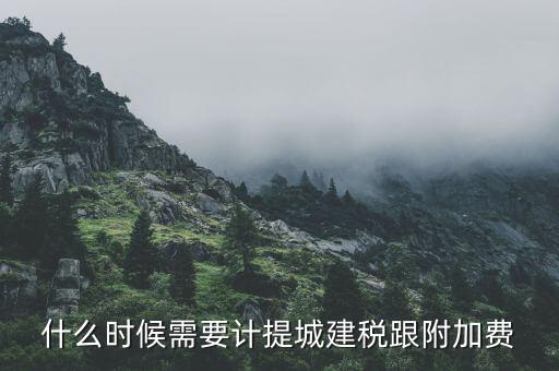 什么時候需要交附加稅，燃油附加稅什么時候會收取