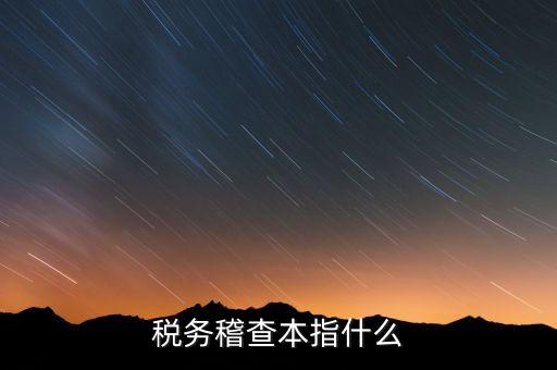 什么是稅務(wù)稽查協(xié)查，稅務(wù)稽查本指什么