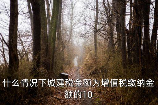 什么情況下交城建稅，什么情況下要繳納城市建設(shè)稅