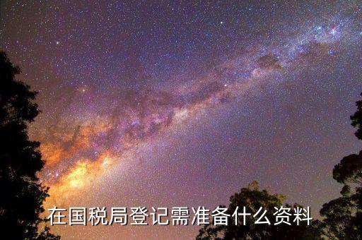 注冊國稅需要什么資料，國稅登記需要帶什么資料