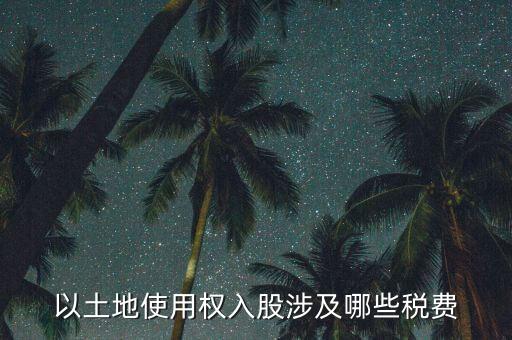 土地使用權(quán)要交什么稅，土地使用稅按什么交