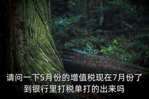 提交了增值稅要什么時(shí)候拿稅單，交稅后什么時(shí)候才能拿到稅單