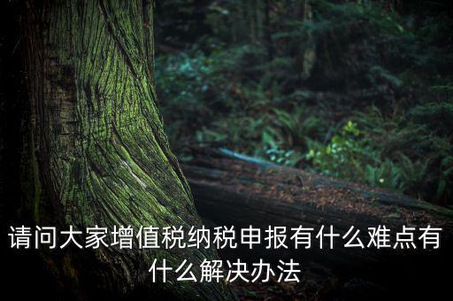 納稅人辦稅的難點堵點痛點是什么，企業(yè)增值稅納稅籌劃研究過程中有哪些難點