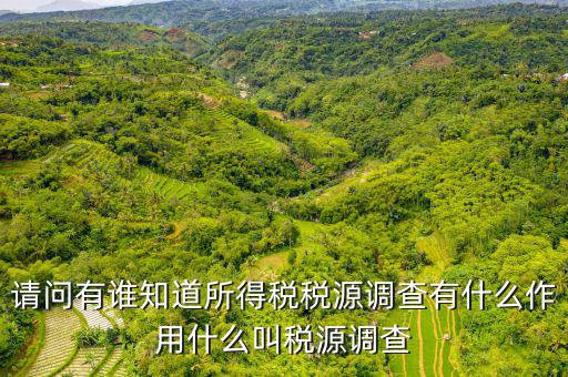 稅收調(diào)查有什么用，登錄用戶無權(quán)訪問任務(wù)2015年度全國稅收調(diào)查是什么意思