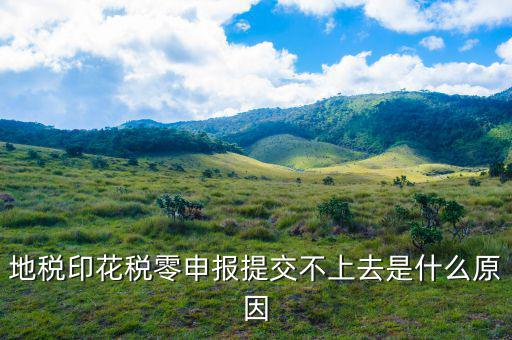 為什么印花稅申報(bào)失敗，地稅印花稅零申報(bào)提交不上去是什么原因