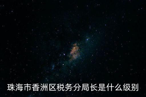 稅務局分局長算是什么等級，金河鎮(zhèn)稅務務局局長是什么級別