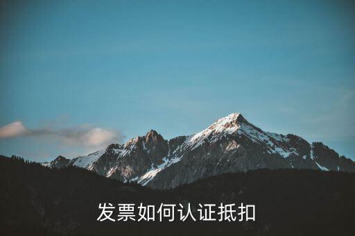 增值稅抵扣如何認證，增值稅抵扣發(fā)票怎么認證申報呀