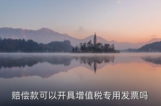 收客戶賠償金如何開票，賠償款可以開具增值稅專用發(fā)票嗎