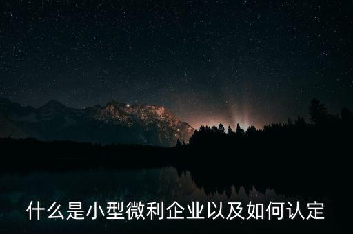 如何申請小微企業(yè)認(rèn)證，怎么申請辦理小微企業(yè)