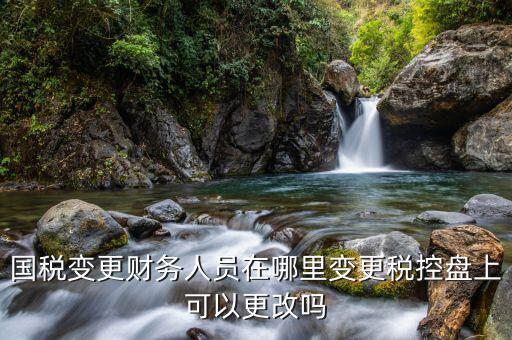 江西國(guó)稅局網(wǎng)上如何更改辦稅員，國(guó)稅變更財(cái)務(wù)人員在哪里變更稅控盤上可以更改嗎