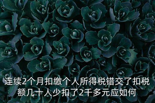 個稅如何補繳上個月，個人所得稅能補交嗎個人所得稅如何補交