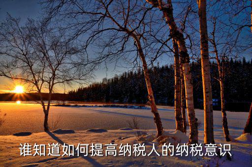 如何提高稅收服務意識，國稅分局如何強化服務意識