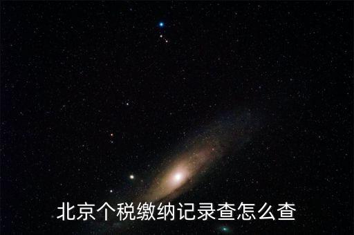 北京如何查詢個稅繳費(fèi)記錄查詢密碼，北京個稅繳納記錄查怎么查