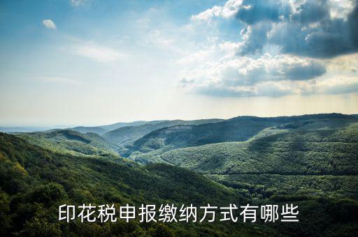 印花稅如何申報繳納，印花稅申報流程