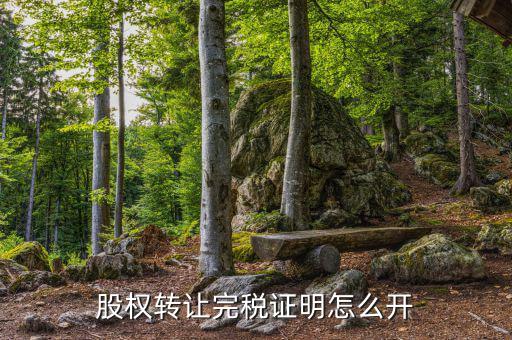 合肥股權(quán)轉(zhuǎn)讓如何開具完稅證明，完稅證明怎么開 如何開具稅收完稅證明