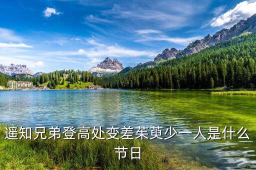 姚氏兄弟登高處變差了有什么，遙知兄弟登高處變差茱萸少一人是什么節(jié)令