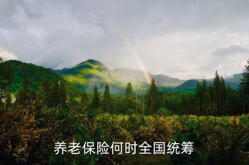 養(yǎng)老金統(tǒng)籌什么時間出臺，養(yǎng)老金何時統(tǒng)徼