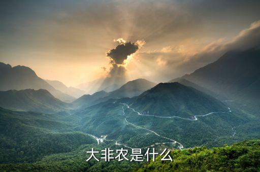 大非農(nóng)是什么，什么是非農(nóng)行情大非農(nóng)又是什么意思