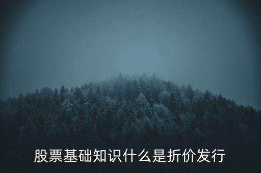 折價股什么意思，折價股和股息紅利是什么東東