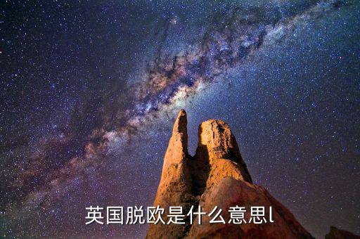 英國(guó)公投什么意思，英國(guó)脫歐是什么意思l