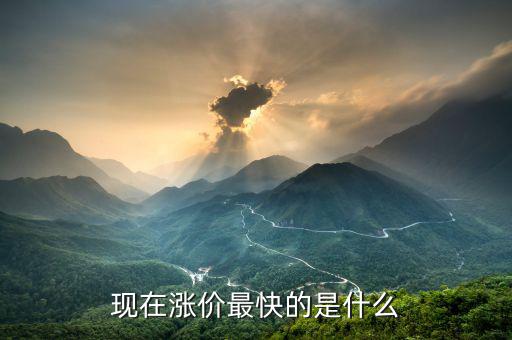 什么漲價(jià)快，大家猜猜看 什么東西會(huì)漲價(jià)的很快
