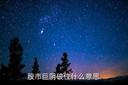大陰線破位什么意思，長陰破位是什么意思