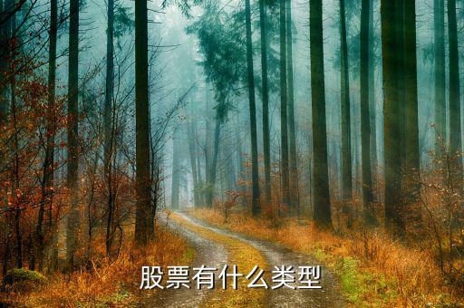 什么類型的股票，股票有什么類型