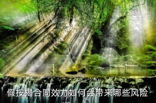 假按揭屬于什么風(fēng)險(xiǎn)，什么是假按揭假按揭對(duì)個(gè)人的危害是什么