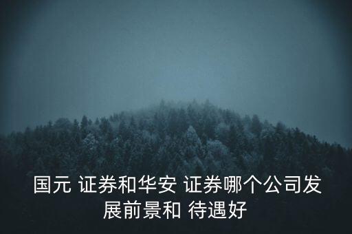 國元證券待遇怎么樣,國元證券三大優(yōu)勢(shì)