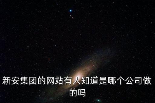 新安股份做什么的，新安集團(tuán)的網(wǎng)站有人知道是哪個(gè)公司做的嗎