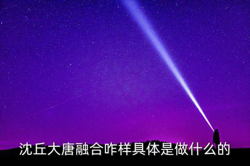 大唐融合是干什么的，沈丘大唐融合咋樣具體是做什么的