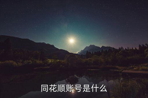 同花順主板賬戶是什么，同花順模擬炒股的交易賬號是什么