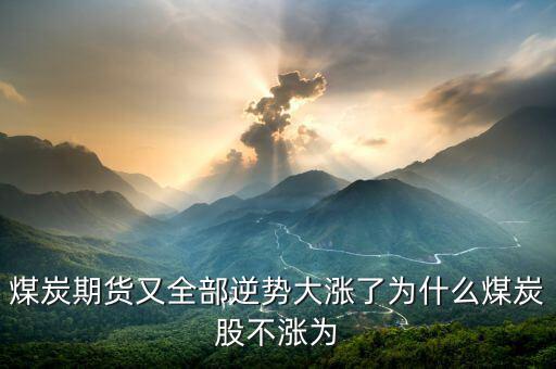 為什么煤炭股，煤炭期貨又全部逆勢(shì)大漲了為什么煤炭股不漲為