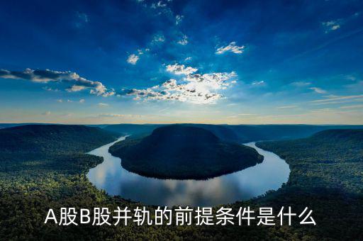 b股什么時候合并，以后B股會并入A股里嗎